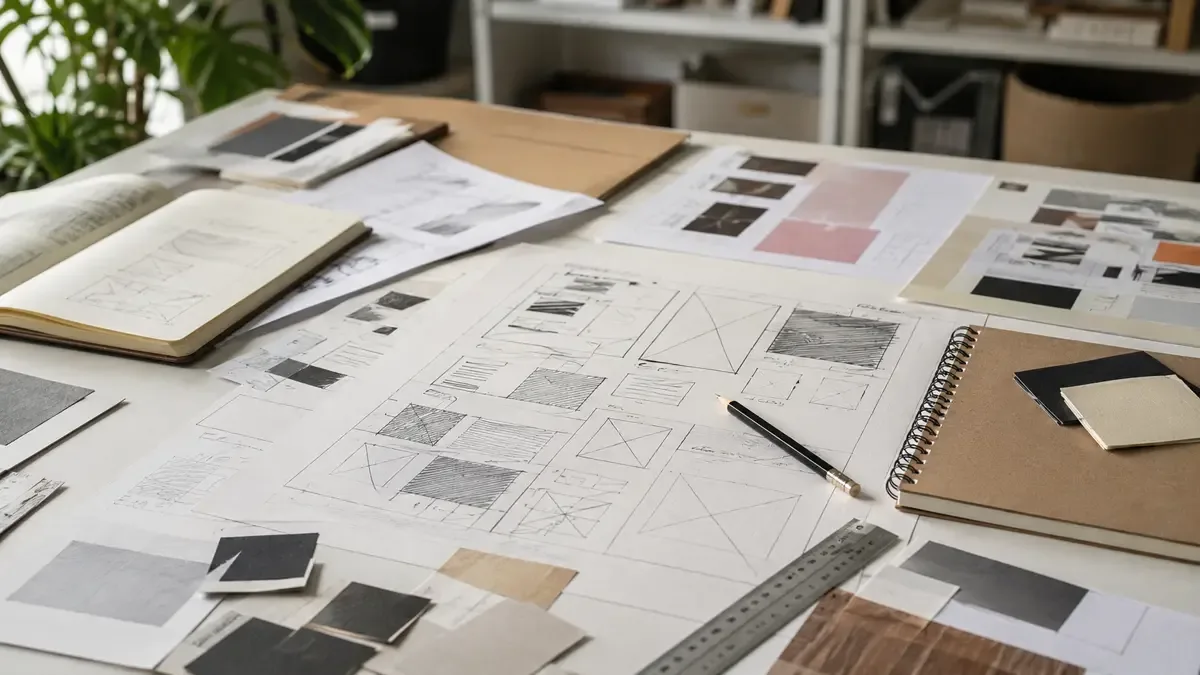 Proceso de una ilustración editorial